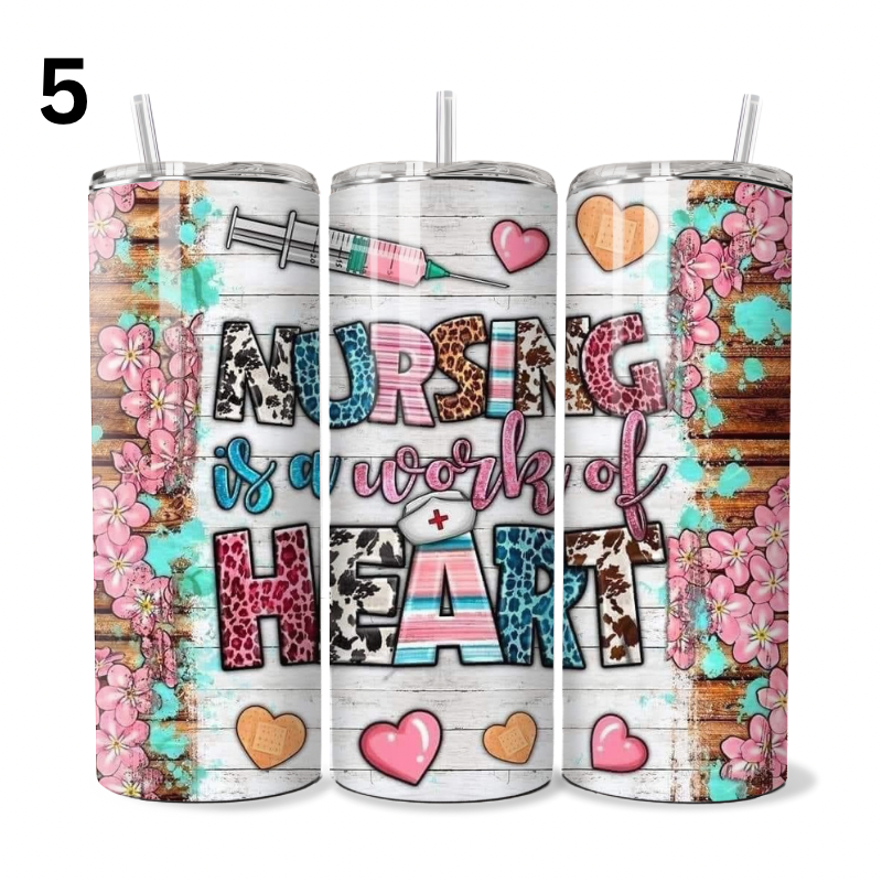 Nurse with Supplies Tumbler
