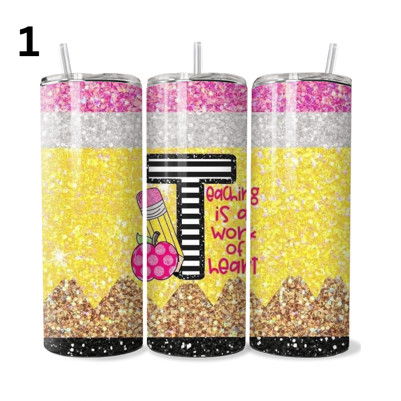 Teaching is a Work of Heart Tumbler