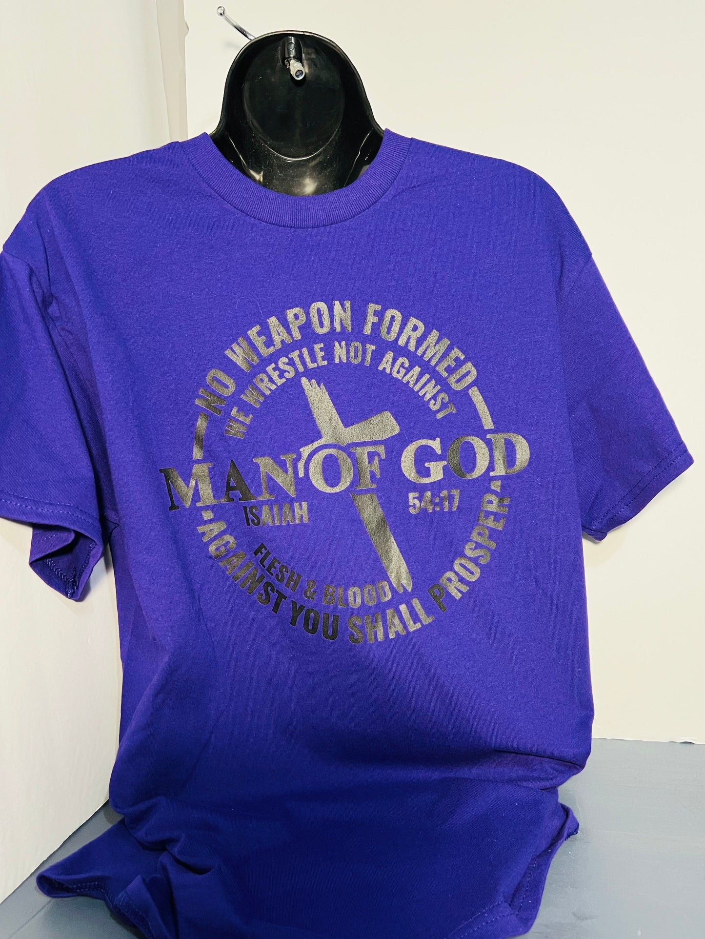 Man of God- No Weapon Formed T-Shirt