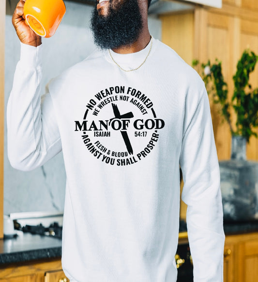 Man of God- No Weapon Formed T-Shirt